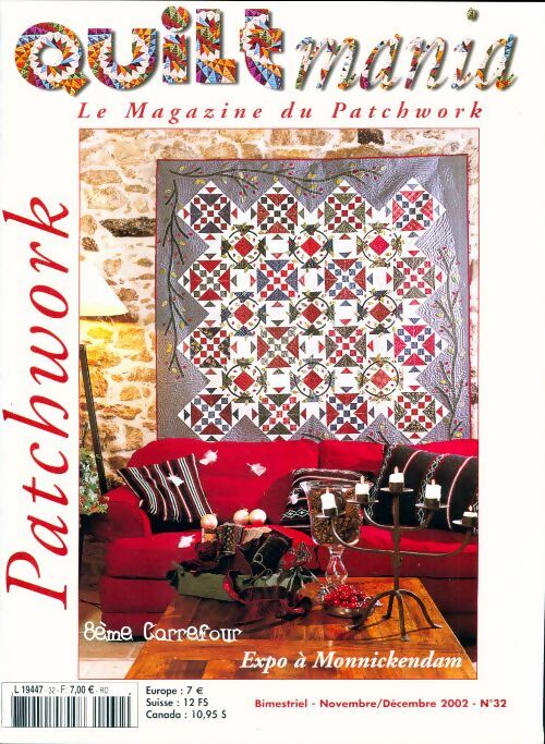 Livrenpoche : Quiltmania n°32 : 8ème carrefour - Collectif - Livre