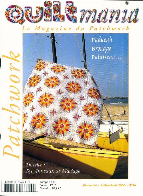 Livrenpoche : Quiltmania n°36 - Collectif - Livre
