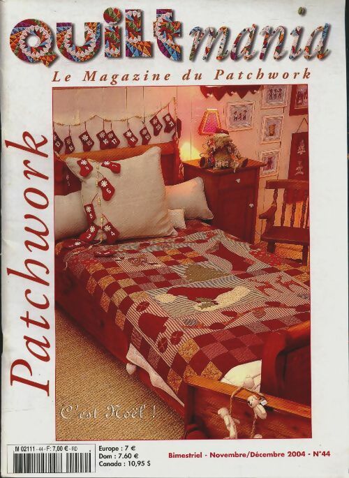 Livrenpoche : Quiltmania n°44 : C'est Noël ! - Collectif - Livre