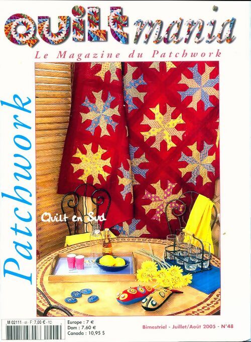 Livrenpoche : Quiltmania n°48 - Collectif - Livre