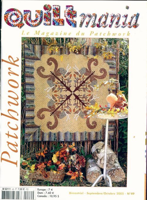 Livrenpoche : Quiltmania n°49 - Collectif - Livre