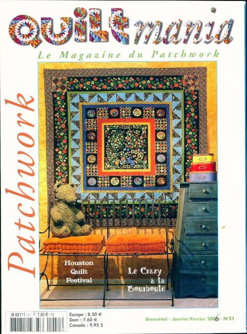 Livrenpoche : Quiltmania n°51 - Collectif - Livre