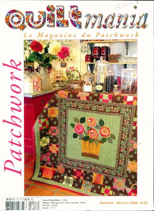 Livrenpoche : Quiltmania n°53 - Collectif - Livre