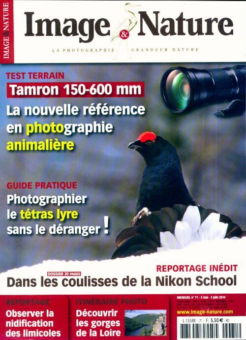 Livrenpoche : Image & nature n°71 : Tamron 150-600mm - Collectif - Livre
