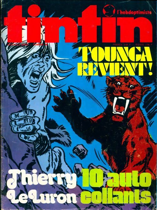 Livrenpoche : Tintin (nouvelle série) n°80 : Tounga revient ! - Collectif - Livre