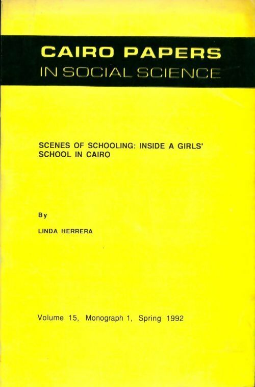 Livrenpoche : Scenes of schooling : Inside a girl's school in Cairo - Collectif - Livre