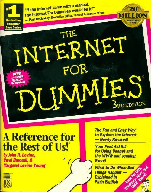 Livrenpoche : The internet for dummies - John R. Levine - Livre