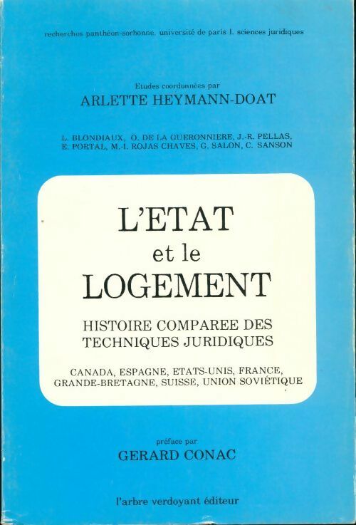 Livrenpoche : L'état et le logement - Arlette Heymann-Doat - Livre