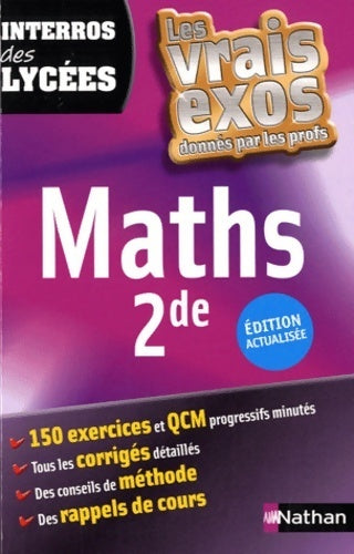 Livrenpoche : Maths Seconde - Eric Maurette - Livre