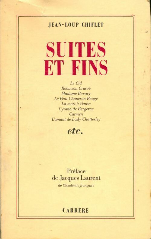 Livrenpoche : ...Suites et fins - Jean-Loup Chiflet - Livre