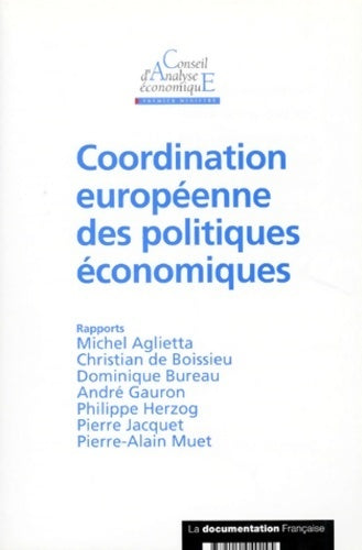 Livrenpoche : Coordination européenne des politiques économiques - Collectif - Livre