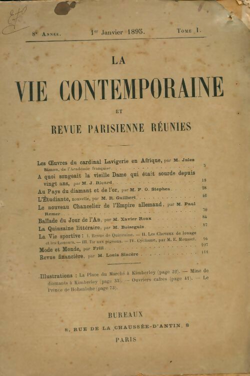 Livrenpoche : La vie contemporaine 8e année Tome I - Collectif - Livre