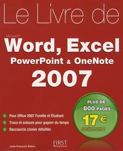 Livrenpoche : Word, Excel, Powerpoint & OneNote 2007 - Jean-François Sehan - Livre