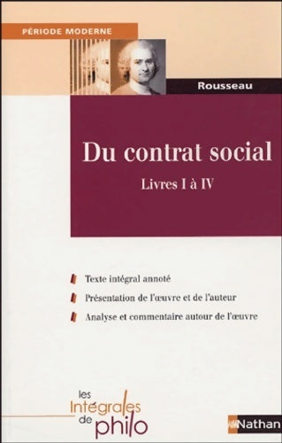 Livrenpoche : Du contrat social / Les rêveries d'un promeneur solitaire - Jean-Jacques Rousseau - Livre