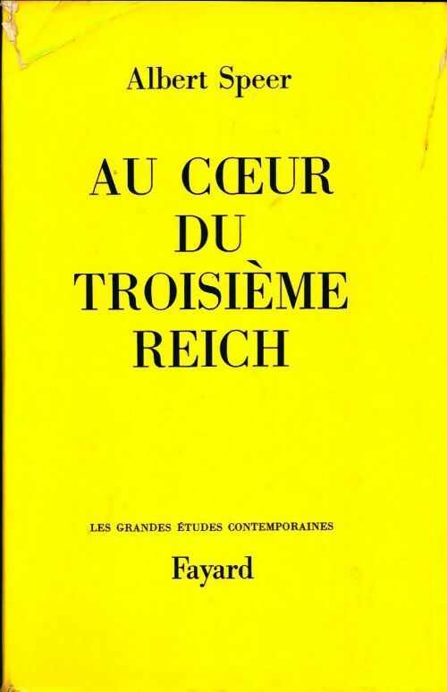 Livrenpoche : Au coeur du troisième Reich - Albert Speer - Livre
