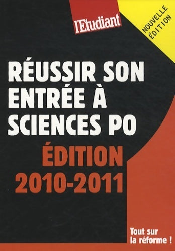 Livrenpoche : Réussir son entrée à sciences Po 2010-2011 - Julie Marie-Leconte - Livre