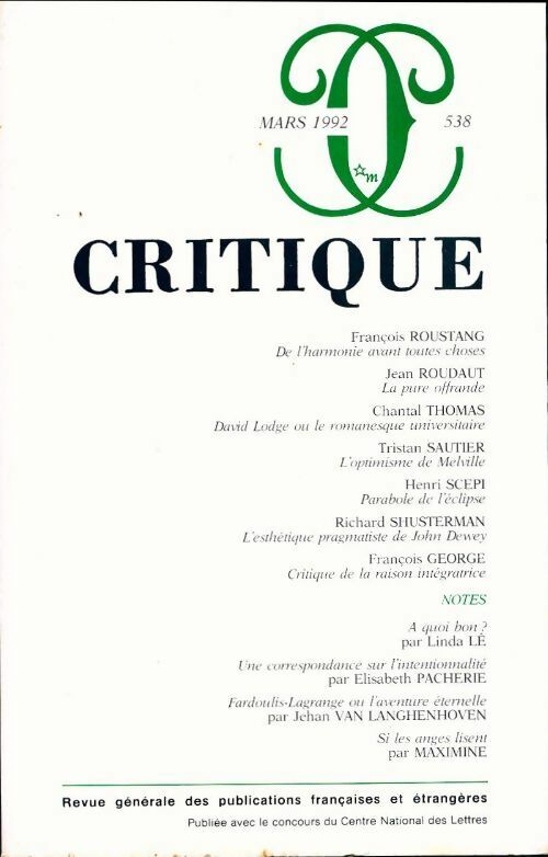 Livrenpoche : Critique n°538 - Collectif - Livre