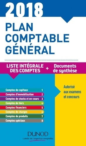 Livrenpoche : Plan comptable général 2018 - Charlotte Disle - Livre