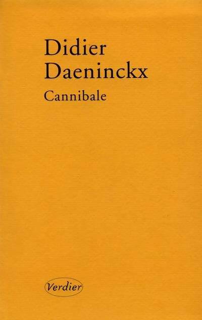 Livrenpoche : Cannibale - Didier Daeninckx - Livre