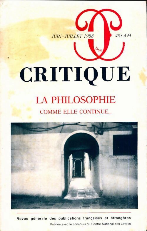Livrenpoche : Critique n°493-494 : La philosophie - Collectif - Livre