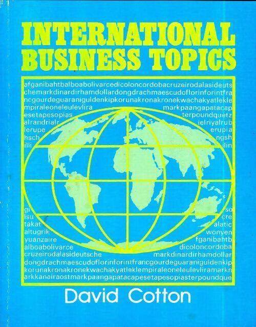 Livrenpoche : International business topics - David Cotton - Livre