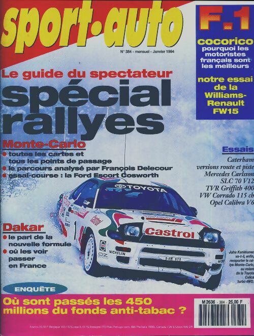 Livrenpoche : Sport-auto n°384 : Spécial rallyes - Collectif - Livre