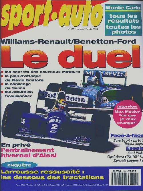 Livrenpoche : Sport-auto n°385 : Le duel - Collectif - Livre