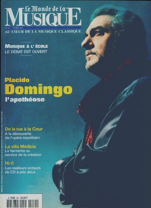 Livrenpoche : Le monde de la musique n°251 : Placido Domingo - Collectif - Livre