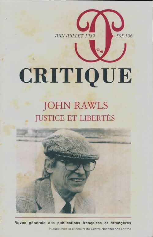 Livrenpoche : Critique n°505-506 : John Rawls, justice et libertés - Collectif - Livre