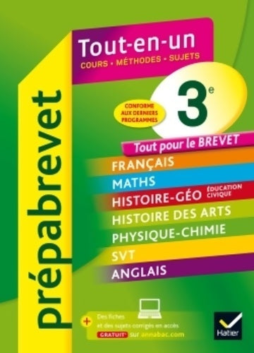 Tout-en-un 3e : Tout pour réviser le brevet - Josep Cesaro - Livre