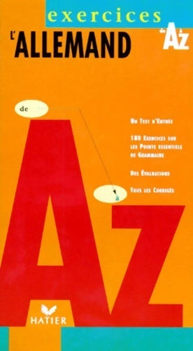 Pratique de l'allemand de A à Z. Exercices - Jean Janitza - Livre