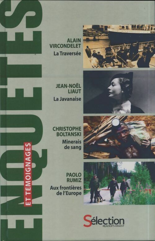 Livrenpoche : La traversée / La javanaise / Minerais de sang / Aux frontières de l'Europe - Collectif - Livre