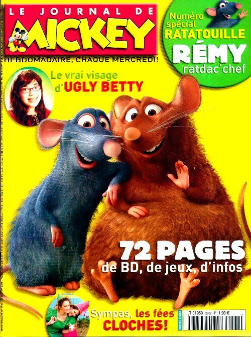 Livrenpoche : Le journal de Mickey n°2902 : Rémy ratdac' chef - Collectif - Livre