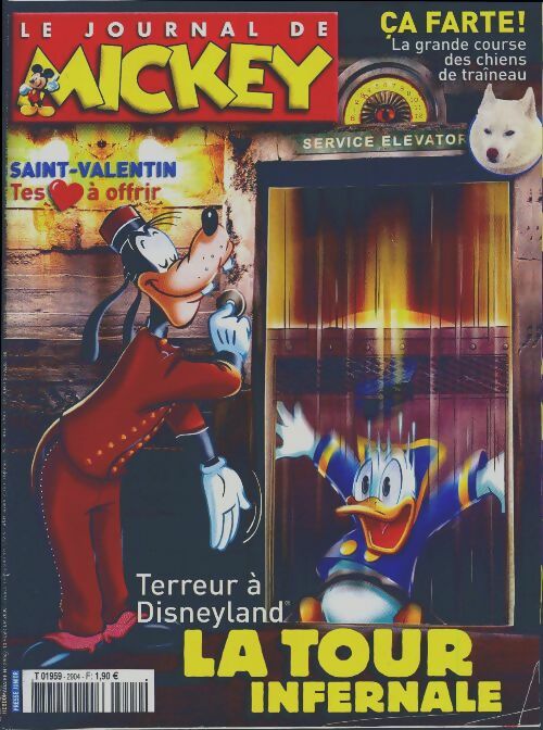 Livrenpoche : Le journal de Mickey n°2904 : Terreur à Disneyland : la Tour Infernale - Collectif - Livre