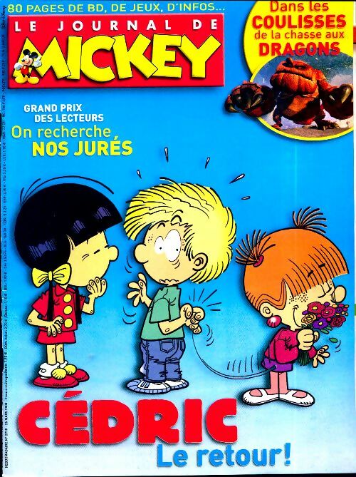 Livrenpoche : Le journal de Mickey n°2910 : Cédric, le retour ! - Collectif - Livre