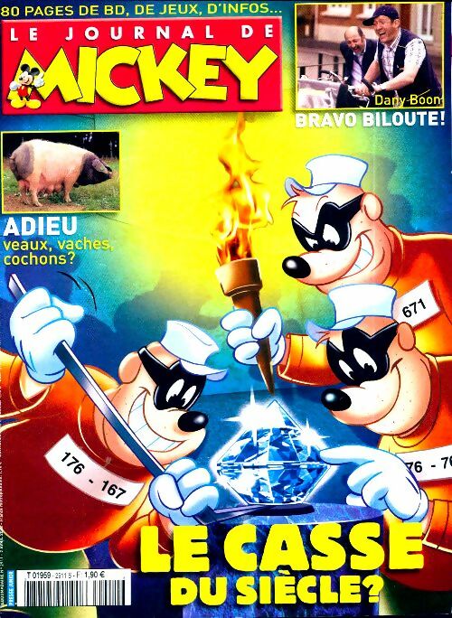 Livrenpoche : Le journal de Mickey n°2911 : Le casse du siècle ? - Collectif - Livre