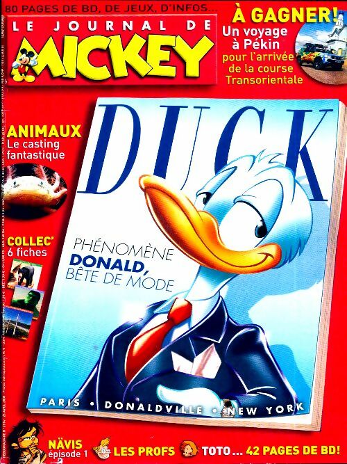 Livrenpoche : Le journal de Mickey n°2914 : Duck - Collectif - Livre