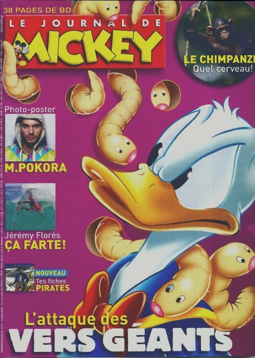 Livrenpoche : Le journal de Mickey n°2917 : L'attaque des vers géants - Collectif - Livre