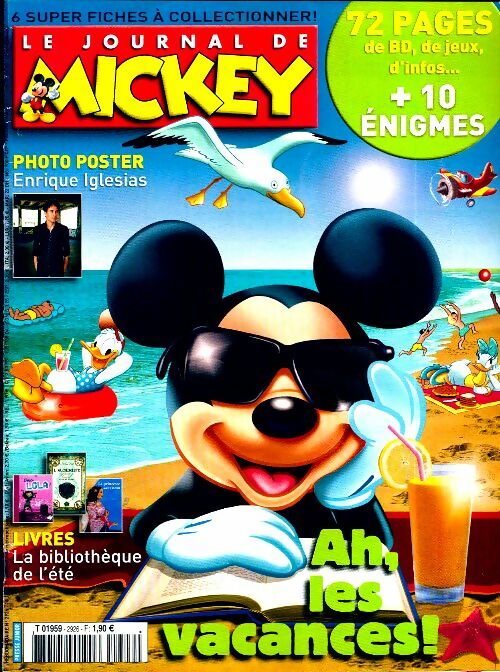Livrenpoche : Le journal de Mickey n°2926 : Ah, les vacances ! - Collectif - Livre