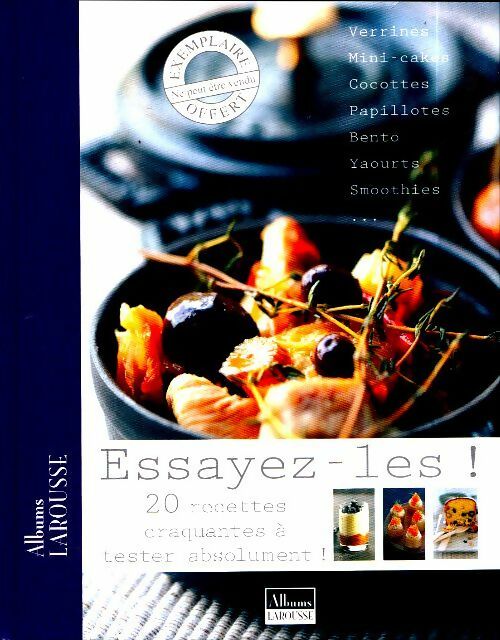 Livrenpoche : Essayez-les ! 20 recettes craquantes à tester absolument ! - Collectif - Livre