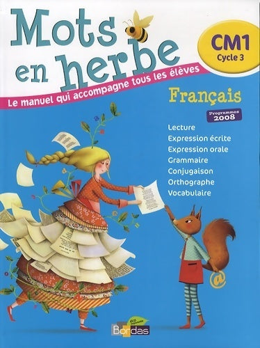 Livrenpoche : Mots en herbe Français CM1, programme 2008 - Collectif - Livre