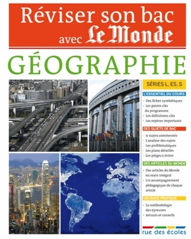 Livrenpoche : Réviser son bac avec le Monde : Géographie terminale L, ES - Collectif - Livre