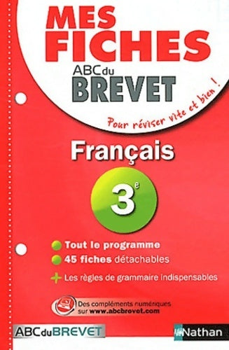 Livrenpoche : Français brevet 3e - Francois Dirson - Livre