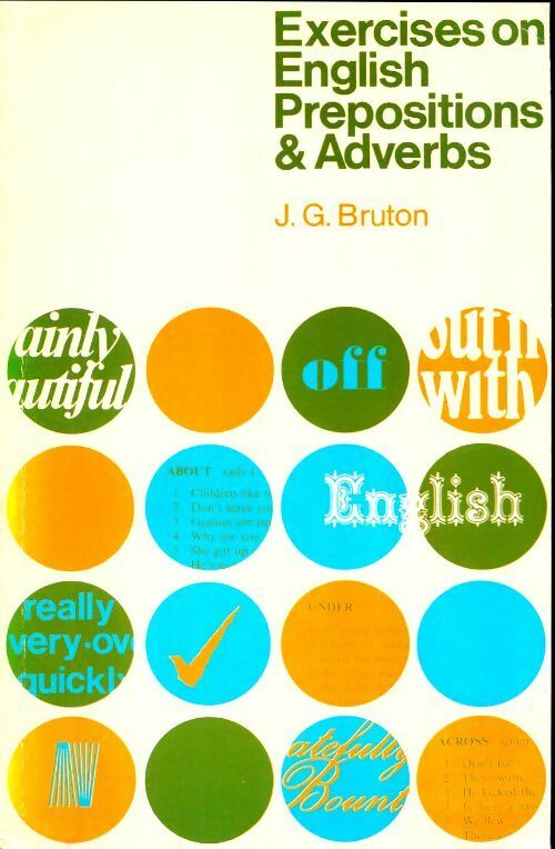 Livrenpoche : Exercises on english prepositions & adverbs - J.G. Bruton - Livre