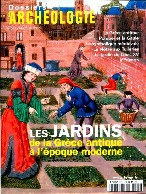 Livrenpoche : Les dossiers d'archéologie n°375 : Les jardins de la Grèce antique à l'époque moderne - Collectif - Livre