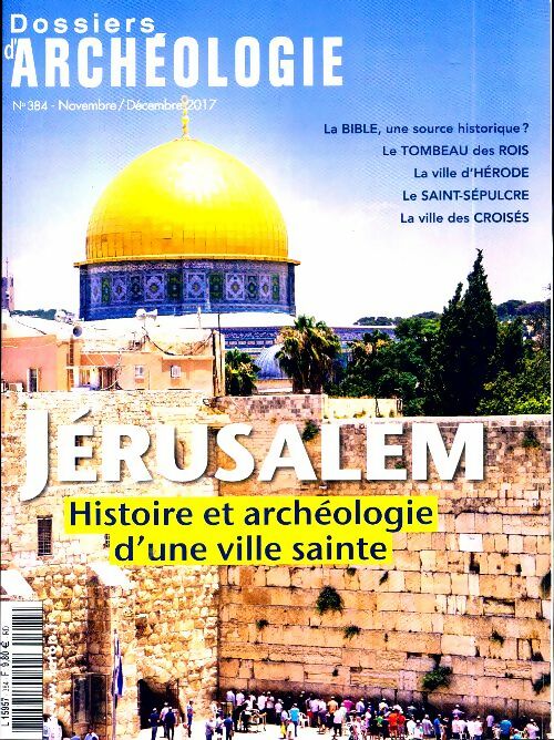 Livrenpoche : Les dossiers d'archéologie n°384 : Jérusalem - Collectif - Livre