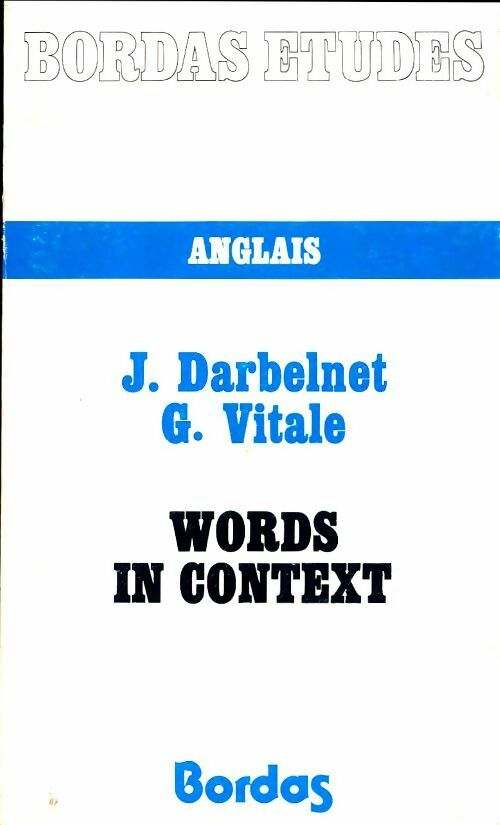 Livrenpoche : Words in context - G. Vitale - Livre
