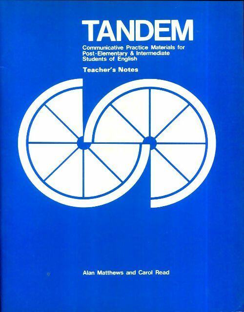 Livrenpoche : Tandem. Teachers notes - Alan Matthews - Livre