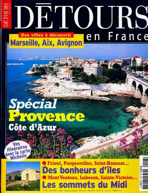 Livrenpoche : Détours en France n°118 : Spécial Provence Côte d'Azur - Collectif - Livre