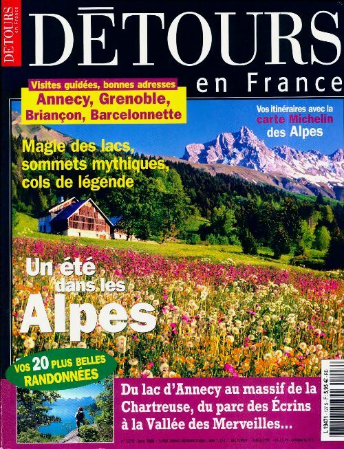 Livrenpoche : Détours en France n°127 : Un été dans les Alpes - Collectif - Livre